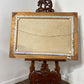 Large Signed Oil on Canvas – Woodland Cottage Landscape in Ornate Gilt Frame