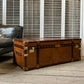 London Tan Handcrafted Leather Livingroom Trunk