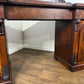 Victorian Mahogany Pedestal Sideboard with Carved Gallery Back
