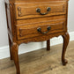 Bedside Table Vintage French Louis Style Oak Nightstand Carved Cabinet LOT 6301