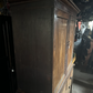 Large Gothic Linen Cabinet Cupboard