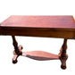 Antique Mahogany 19th C stretcher table desk