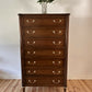 Vintage Stag Tallboy Chest Of Drawers Mid Century Tall Boy Stag Chateau