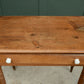 Antique Pine Rustic Console Table Hall Table with Ceramic Handles