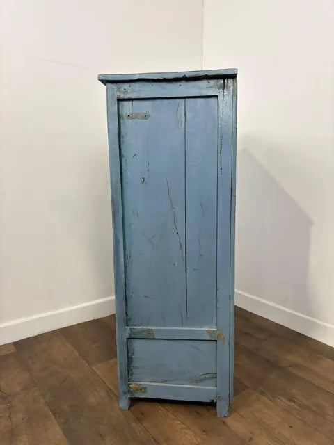 Reclaimed Indian Blue Distressed Cupboard