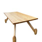 Solid Ash dining table by Matthew Stanwix