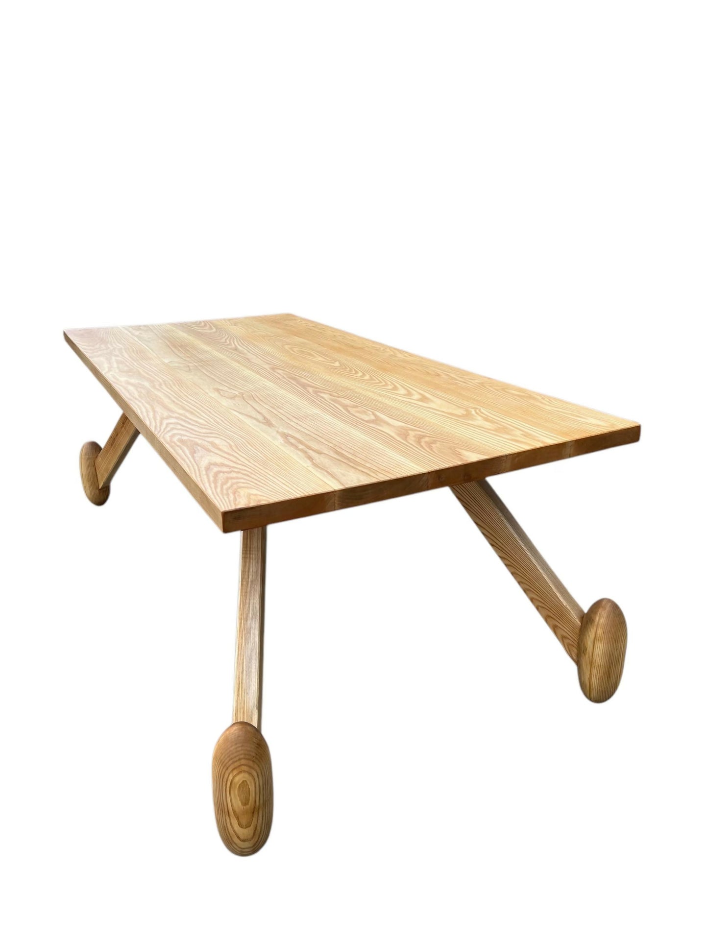 Solid Ash dining table by Matthew Stanwix