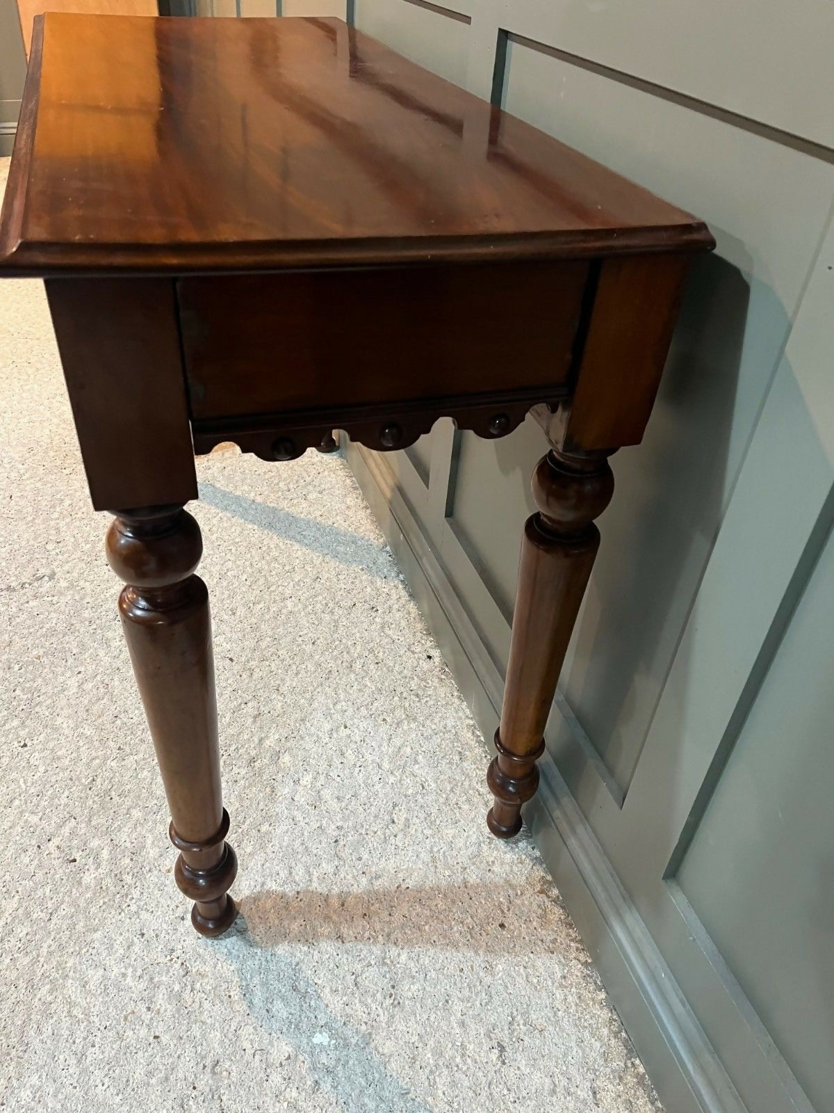 Vintage Side Table Mid 1800’s Mahogany Antique Hall Table