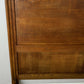 Bed Vintage French Louis XVI Oak Double Bed Frame Carved Headboard LOT 6382