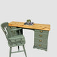 Solid pine desk & chair , cottage style , home office