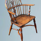 Yew Wood Low Back Windsor Arm Chair