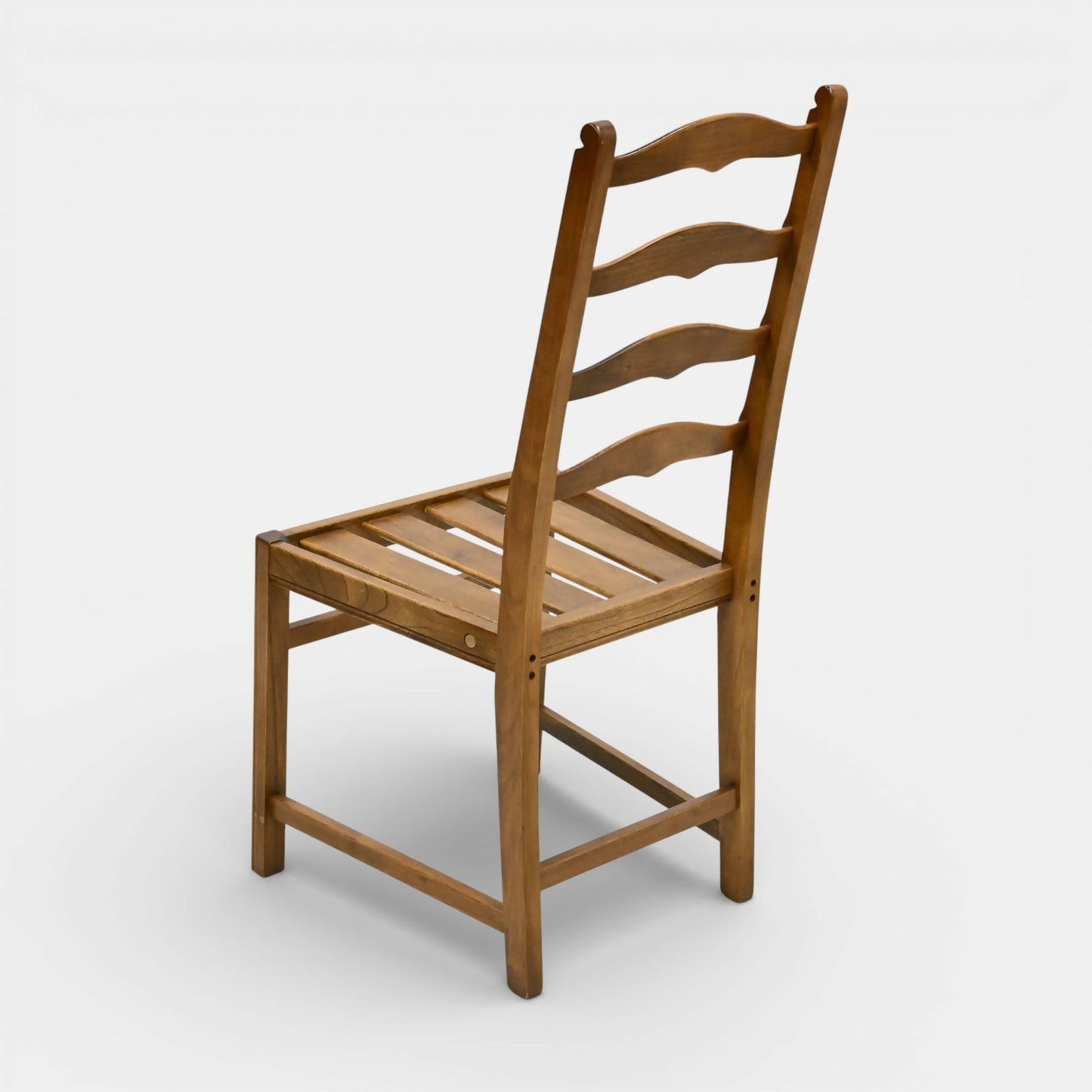 Ercol Set Of 4 Dining Chairs Golden Dawn Ladderback 1970s FREE UK Delivery*. SBR11074/2210E