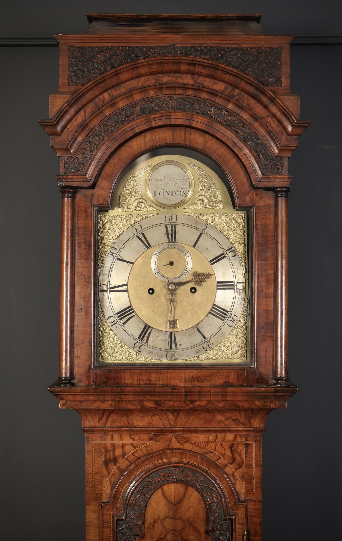 18Th Century Walnut Grandfather Clock