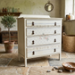 Beautiful vintage chest of drawers in Old English White