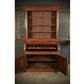 Walnut Cylinder Bureau Vintage Bookcase