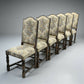 6 Dining Chairs By Jaycee Studded Upholstered Seats & Backs FREE UK Delivery*. SBR10950/1709E