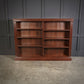 Vintage Victorian Oak Open Bookcase