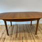 Nathan Mid Century Teak Dining Table Extendable Vintage MCM Extending Table