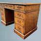 Good Quality Heals of London Walnut Pedestal Desk