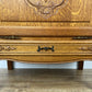 Cabinet Vintage French Louis XIV Oak Sideboard with Carved Cupboard LOT 6247