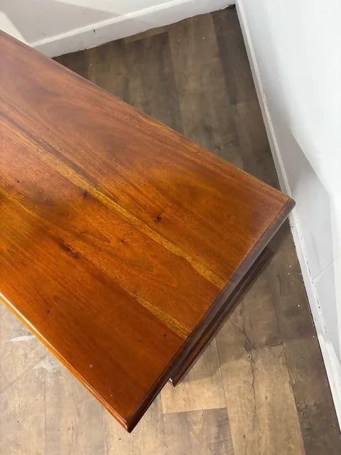 Contemporary Mahogany Flat TV Stand / Media Unit