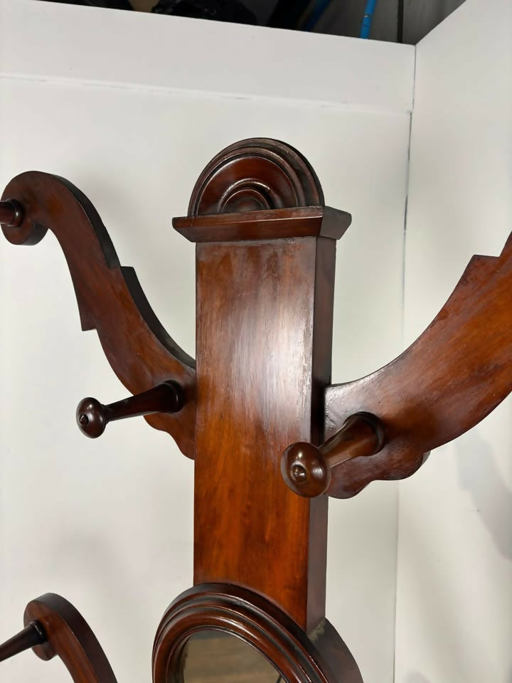 Victorian Mahogany Totem Hat & Coat Stand