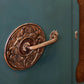 Vintage Art Deco Sideboard - Green & Original Wood
