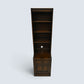 Narrow Ercol Bookcase Wall Unit With Shelves & Cupboard Dark FREE UK Delivery*
