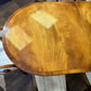 Regency Style Mahogany Twin Pedestal Table with Eight Chairsv