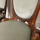 Pair Of Antique Beech Framed Drawing Room Chairs5