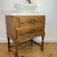 Vintage Vanity Unit Made to Order Vanity Unit Custom Made Bathroom Furniture Antique Vintage Bathroom Washstand Basin Unit