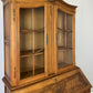 Cabinet Vintage French Louis XVI Oak Bureau Bookcase Display Cabinet LOT 6343