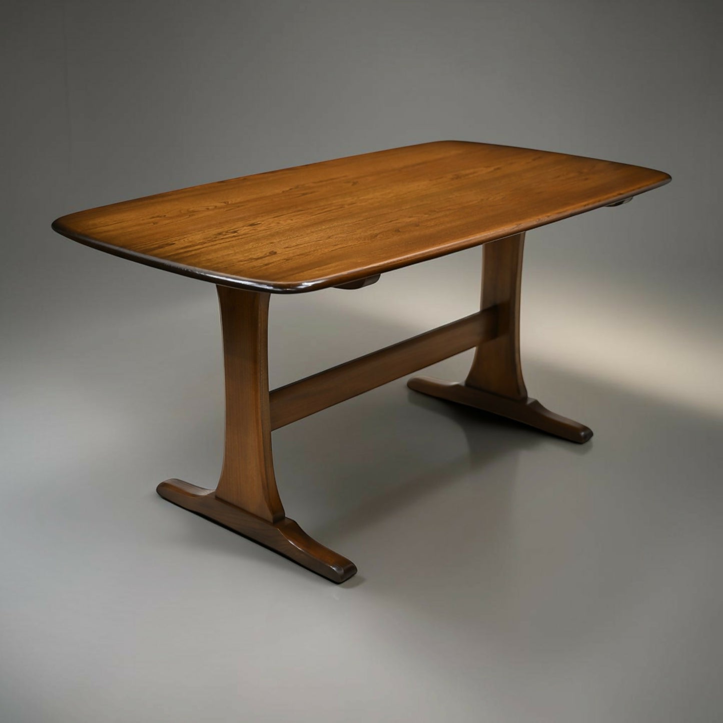 Ercol Refectory Dining Table Plank Top Model 822 In Golden Dawn FREE UK Delivery