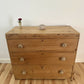 Antique Victorian Pine Chest of Drawers Rustic Stripped Pine
