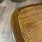 Edwardian Mahogany Rocking Chair with Berge Style Seat & Back Panelvv