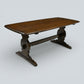 Ercol Elm Dining Table Plank Top Retro Traditional Dark Finish FREE UK Delivery*