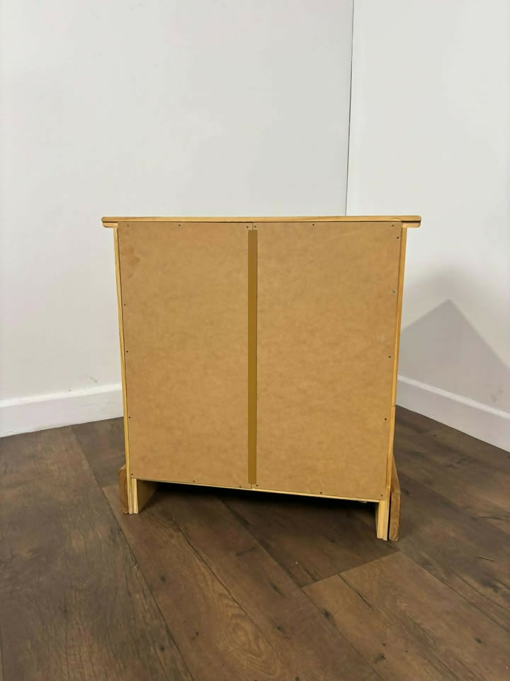 Mexican Pine Three Drawer Bedside Chest