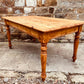 Rustic Pine Farmhouse Dining Table • Turned Legs • Seats 6 • Country Cottage Kitchen Table • Solid Wood Farmhouse Table • Restored Vintage