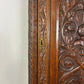Antique Heavily Carved Oak Corner Cabinet