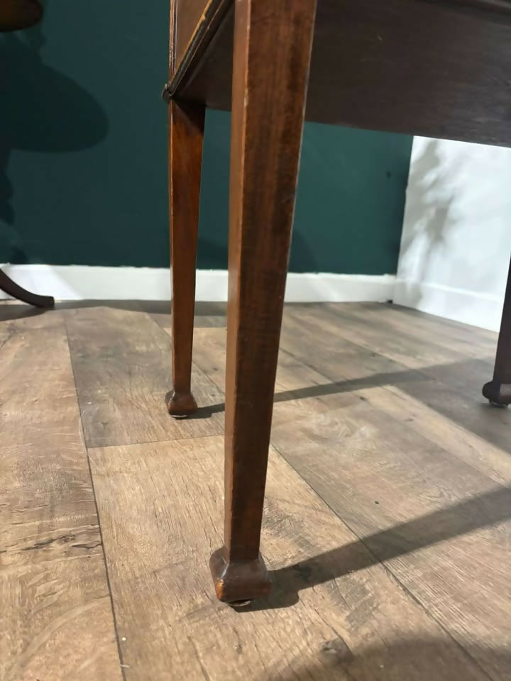 Edwardian mahogany piano stool3