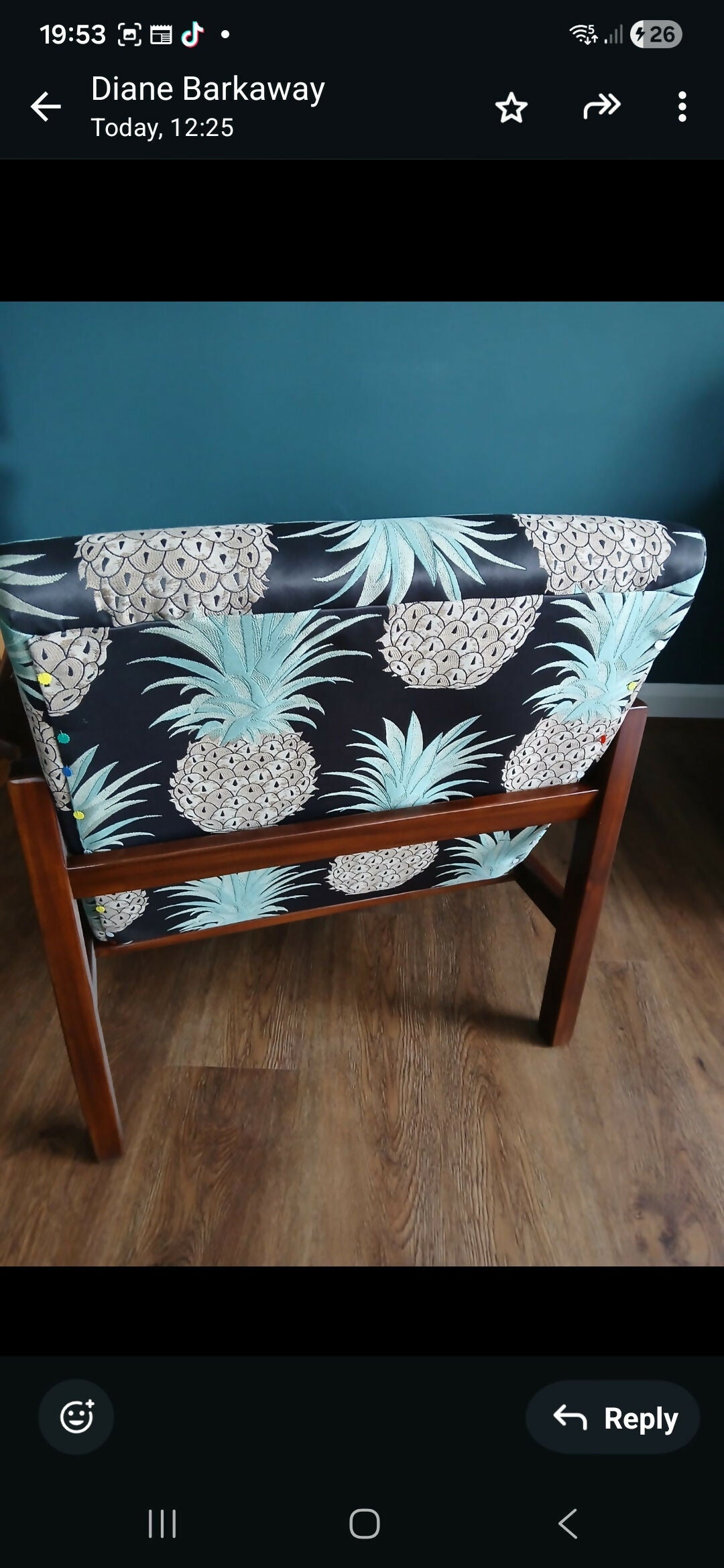 Mid century armchair