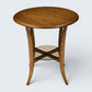 Ercol Round Side Table Lower Tier Mid Century Modern Elm Golden D FREE Delivery*