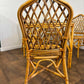 Vintage Cane & Glass Conservatory Dining Suite