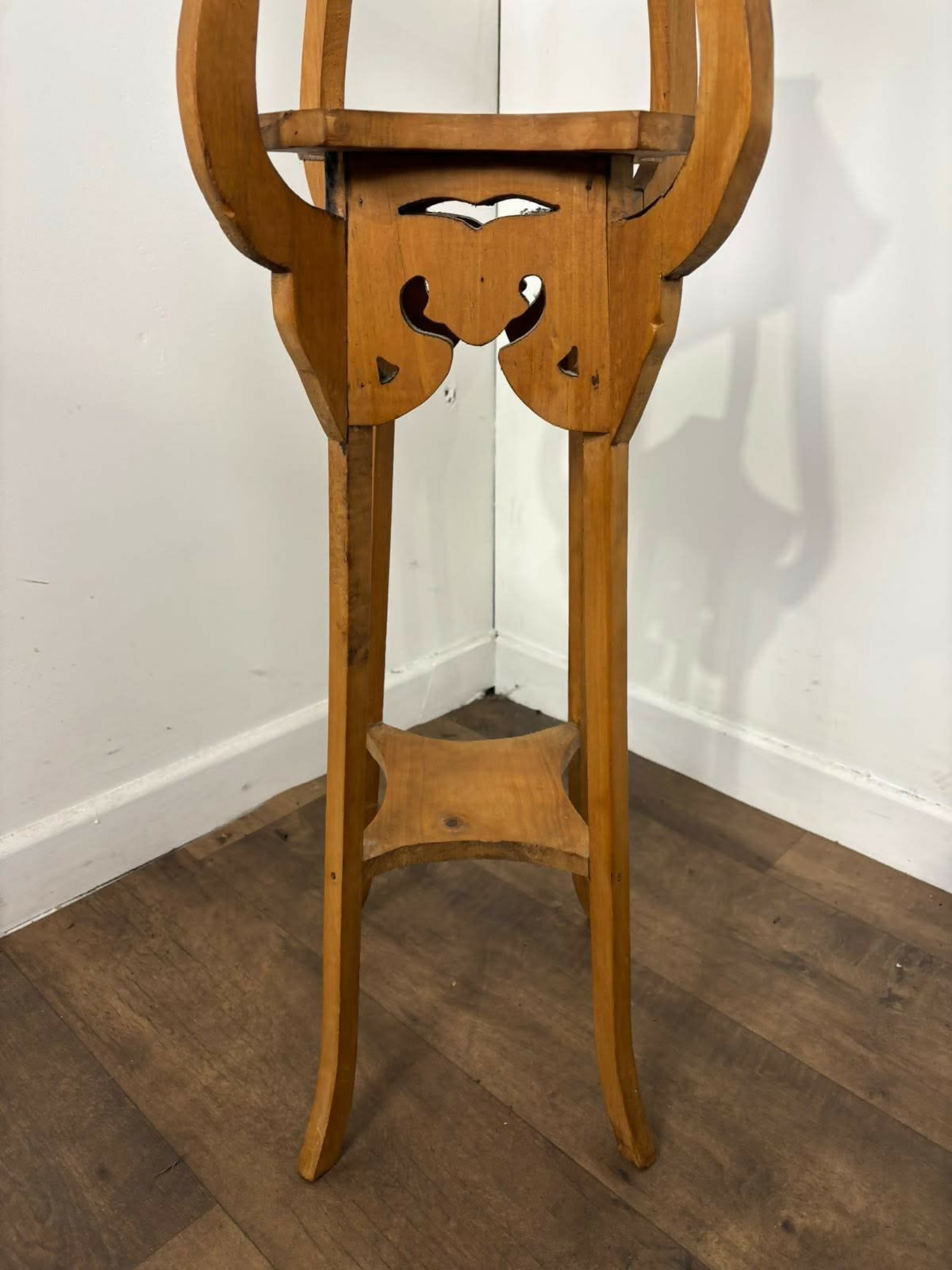 Vintage Pine Three Tier Plant Stand / Jardinière Stand