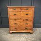 19th Century Camphor Wood Military Campaign Secretaire Chest
