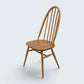 6 Ercol Dining Chairs Windsor Quaker Light Finish Vintage 1970s FREE UK Delivery