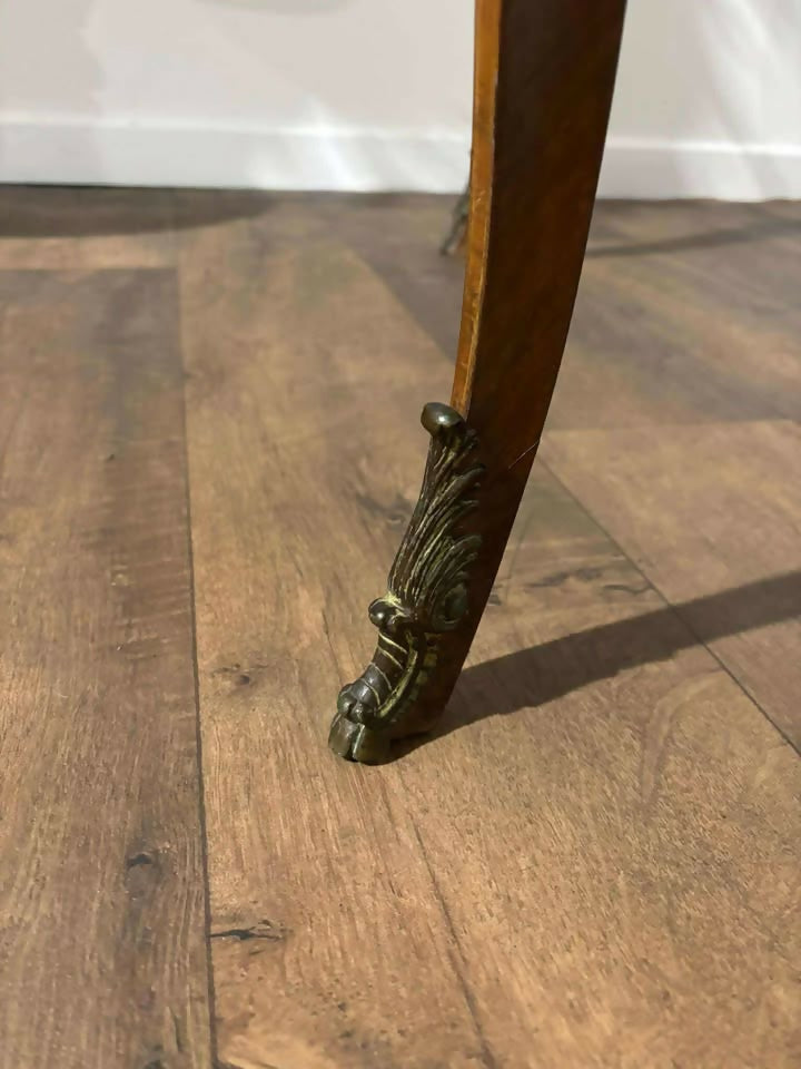 Reproduction Kingwood Marquetry Inlaid Bureau Plat