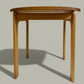 1-2 Vintage Wooden Round Side Table Light Wood Finish