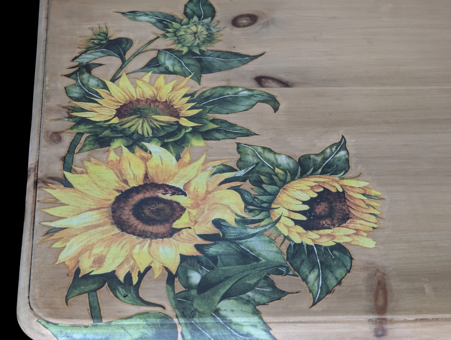 Vintage upcycled green blanket box rustic storage coffee table