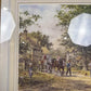 J. L. Chapman Framed Rural Village Print – Horse & Cart Country Scene